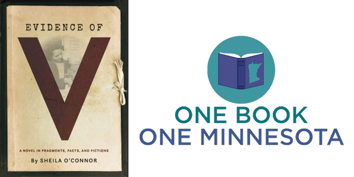 One Book One Minnesota - "Evidence of V" book cover