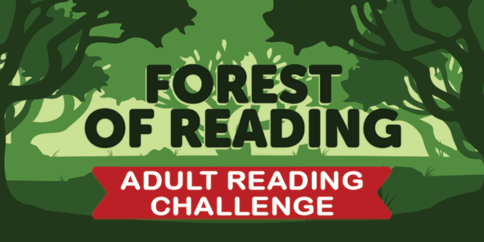 Forest of Reading - Adult Reading Challenge [deep green forest imagery background]
