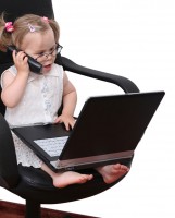 toddler with phone and laptop toddler with phone and laptop