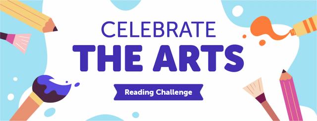 Celebrate the Arts: Reading Challenge [paint brushes, pencils, and paint]