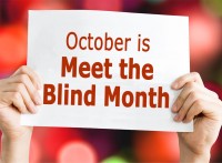 Meet the Blind Month sign Meet the Blind Month sign