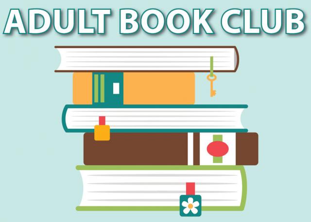 Adult Book Club (with stack of books)