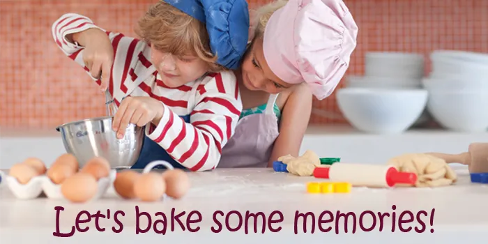 let's bake some memories kids baking in the kitchen