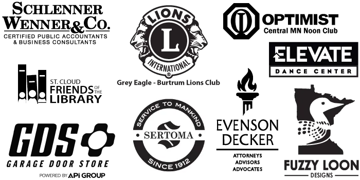 logos of Summer Reading Challenge sponsors